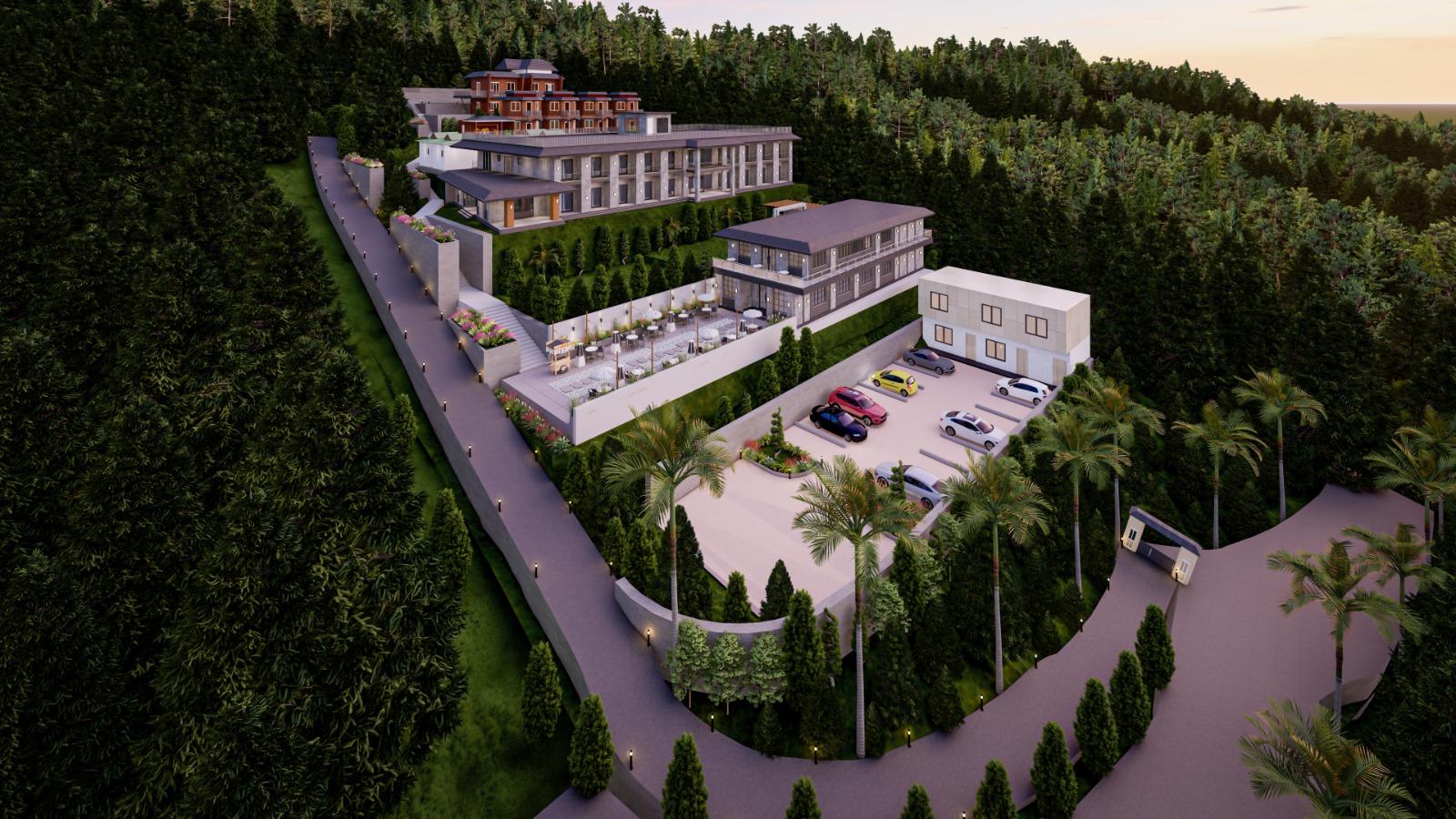 Resort by the hills, view four